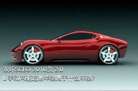 双环SCEO 2010款 2.0L 手动两驱超豪华型属于什么车型？