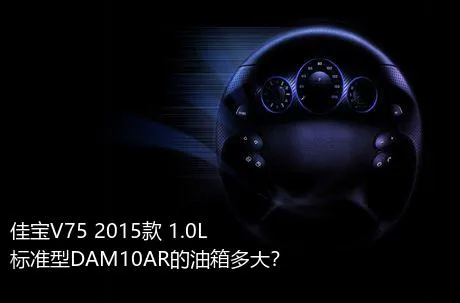 佳宝V75 2015款 1.0L标准型DAM10AR的油箱多大？