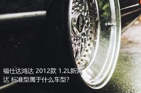 福仕达鸿达 2012款 1.2L新鸿达 标准型属于什么车型？