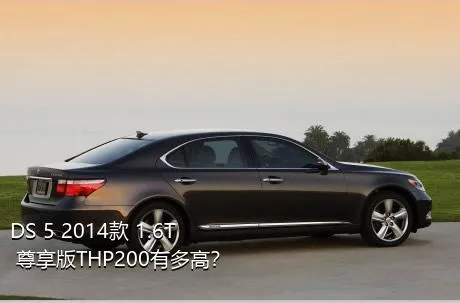 DS 5 2014款 1.6T 尊享版THP200有多高？