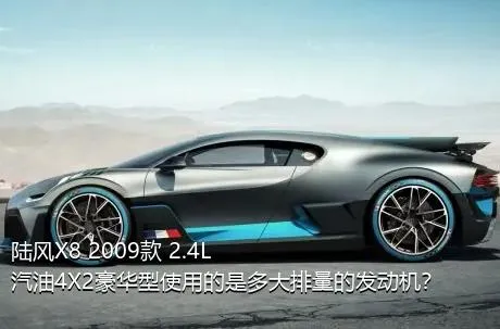 陆风X8 2009款 2.4L 汽油4X2豪华型使用的是多大排量的发动机？