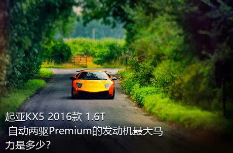 起亚KX5 2016款 1.6T 自动两驱Premium的发动机最大马力是多少？