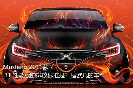 Mustang 2016款 2.3T 性能版的排放标准是？是欧几的车？