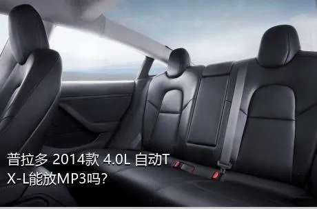 普拉多 2014款 4.0L 自动TX-L能放MP3吗？