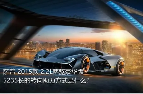 萨普 2015款 2.2L两驱豪华版5235长的转向助力方式是什么？