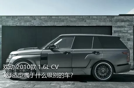 欢动 2010款 1.6L CVT舒适型属于什么级别的车？