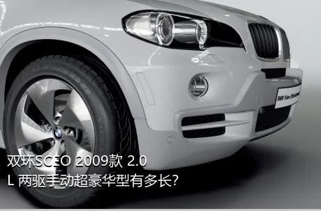 双环SCEO 2009款 2.0L 两驱手动超豪华型有多长？