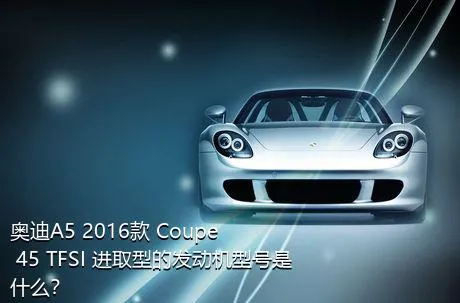 奥迪A5 2016款 Coupe 45 TFSI 进取型的发动机型号是什么？