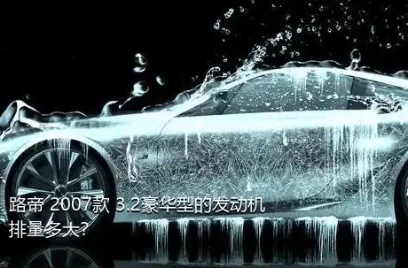 路帝 2007款 3.2豪华型的发动机排量多大？