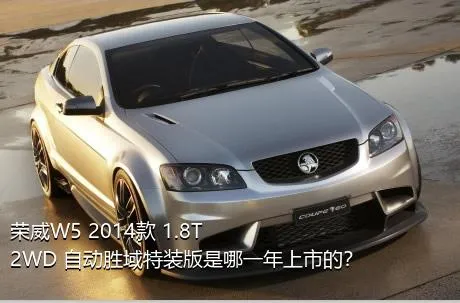 荣威W5 2014款 1.8T 2WD 自动胜域特装版是哪一年上市的？