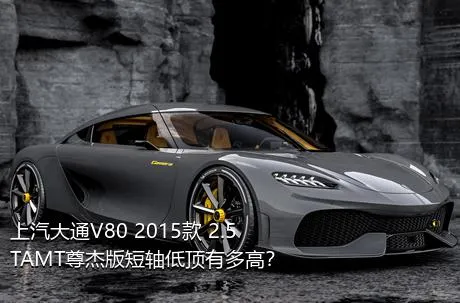 上汽大通V80 2015款 2.5TAMT尊杰版短轴低顶有多高？