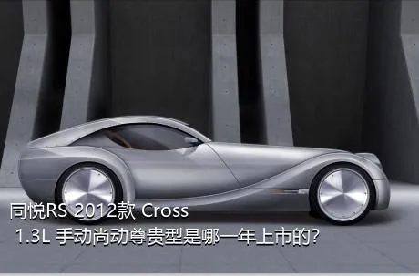 同悦RS 2012款 Cross 1.3L 手动尚动尊贵型是哪一年上市的？