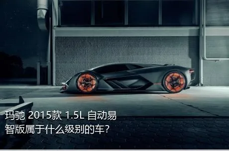 玛驰 2015款 1.5L 自动易智版属于什么级别的车？