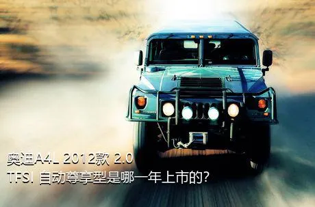 奥迪A4L 2012款 2.0 TFSI 自动尊享型是哪一年上市的？