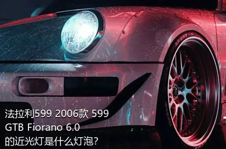 法拉利599 2006款 599 GTB Fiorano 6.0的近光灯是什么灯泡？