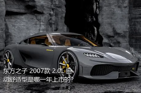 东方之子 2007款 2.0L 自动舒适型是哪一年上市的？