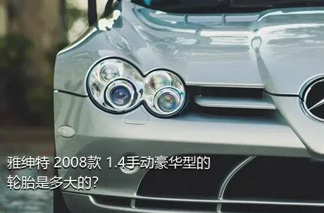 雅绅特 2008款 1.4手动豪华型的轮胎是多大的？