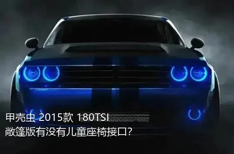 甲壳虫 2015款 180TSI 敞篷版有没有儿童座椅接口？