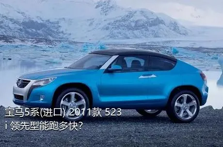 宝马5系(进口) 2011款 523i 领先型能跑多快？