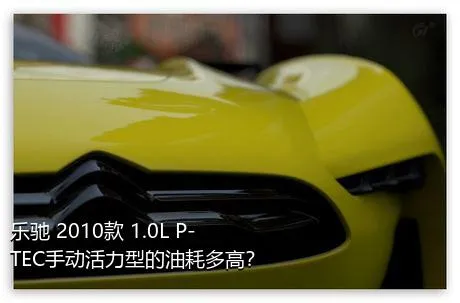 乐驰 2010款 1.0L P-TEC手动活力型的油耗多高？