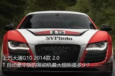 上汽大通G10 2014款 2.0T 自动豪华版的发动机最大扭矩是多少？