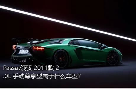 Passat领驭 2011款 2.0L 手动尊享型属于什么车型？