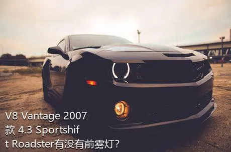 V8 Vantage 2007款 4.3 Sportshift Roadster有没有前雾灯？