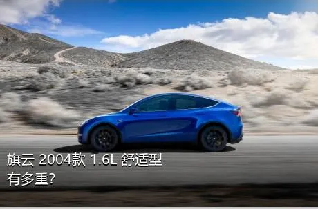 旗云 2004款 1.6L 舒适型有多重？