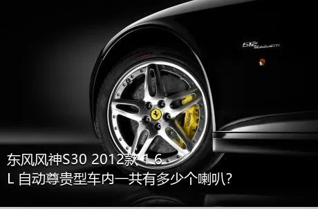 东风风神S30 2012款 1.6L 自动尊贵型车内一共有多少个喇叭？