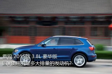 霸锐 2015款 3.8L 豪华版 国V使用的是多大排量的发动机？