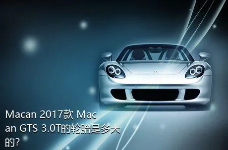 Macan 2017款 Macan GTS 3.0T的轮胎是多大的？