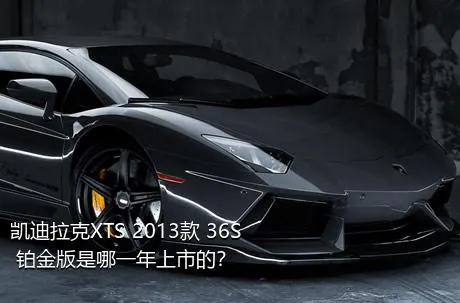 凯迪拉克XTS 2013款 36S 铂金版是哪一年上市的？