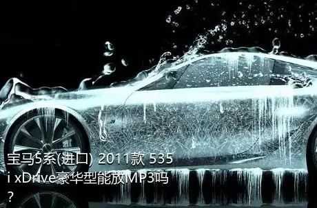 宝马5系(进口) 2011款 535i xDrive豪华型能放MP3吗？