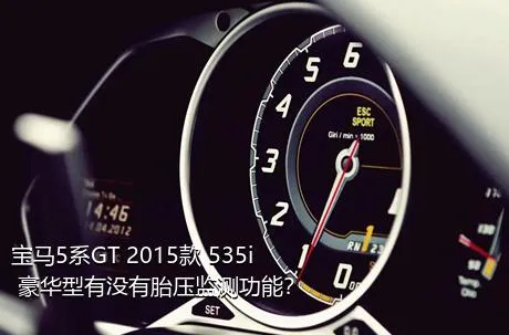 宝马5系GT 2015款 535i 豪华型有没有胎压监测功能？