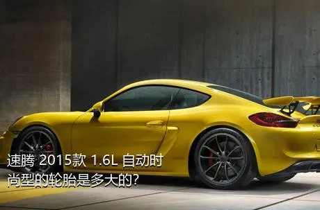 速腾 2015款 1.6L 自动时尚型的轮胎是多大的？