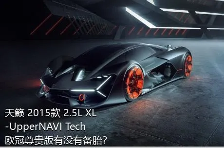 天籁 2015款 2.5L XL-UpperNAVI Tech欧冠尊贵版有没有备胎？