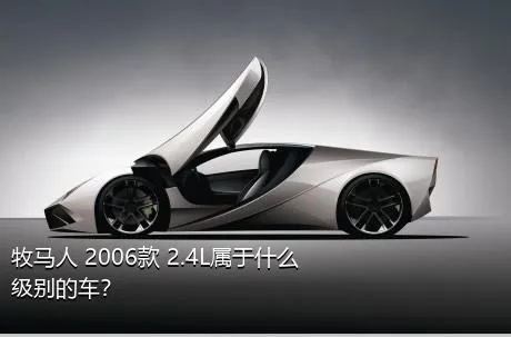 牧马人 2006款 2.4L属于什么级别的车？