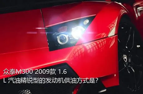 众泰M300 2009款 1.6L 汽油精锐型的发动机供油方式是？