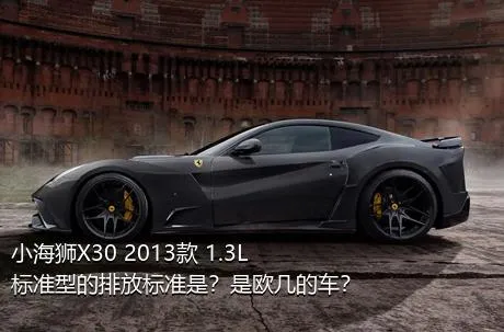 小海狮X30 2013款 1.3L标准型的排放标准是？是欧几的车？