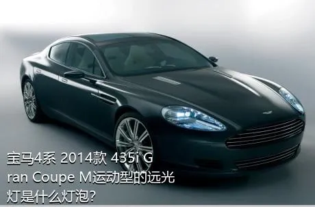 宝马4系 2014款 435i Gran Coupe M运动型的远光灯是什么灯泡？