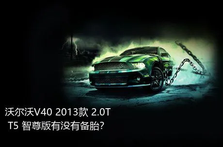 沃尔沃V40 2013款 2.0T T5 智尊版有没有备胎？