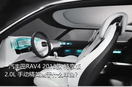 一汽丰田RAV4 2013款 特享版 2.0L 手动精英属于什么车型？