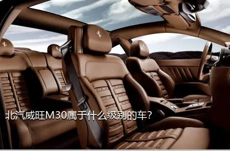 北汽威旺M30属于什么级别的车？