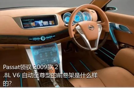 Passat领驭 2009款 2.8L V6 自动至尊型的前悬架是什么样的？