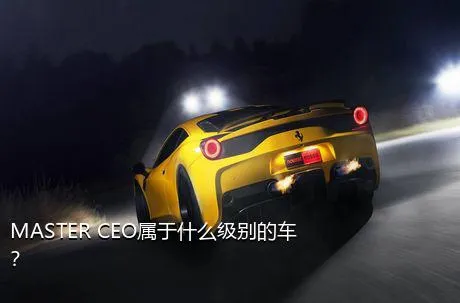 MASTER CEO属于什么级别的车？