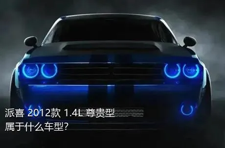 派喜 2012款 1.4L 尊贵型属于什么车型？