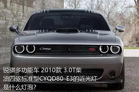 锐骐多功能车 2010款 3.0T柴油四驱标准型CYQD80-E3的近光灯是什么灯泡？