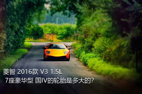 菱智 2016款 V3 1.5L 7座豪华型 国IV的轮胎是多大的？