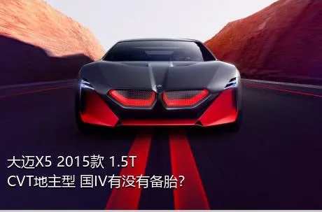 大迈X5 2015款 1.5T CVT地主型 国IV有没有备胎？