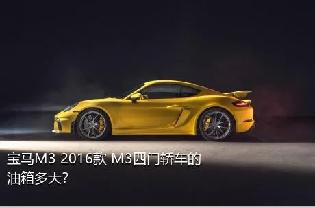 宝马M3 2016款 M3四门轿车的油箱多大？